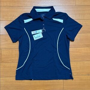 Women's Navy Blue Polo Shirt